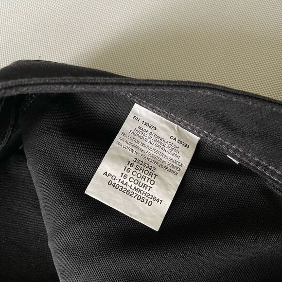 Lee Perfect Fit Black Straight Leg Denim Jeans Women’s Size 16 Short EUC - Picture 12 of 12